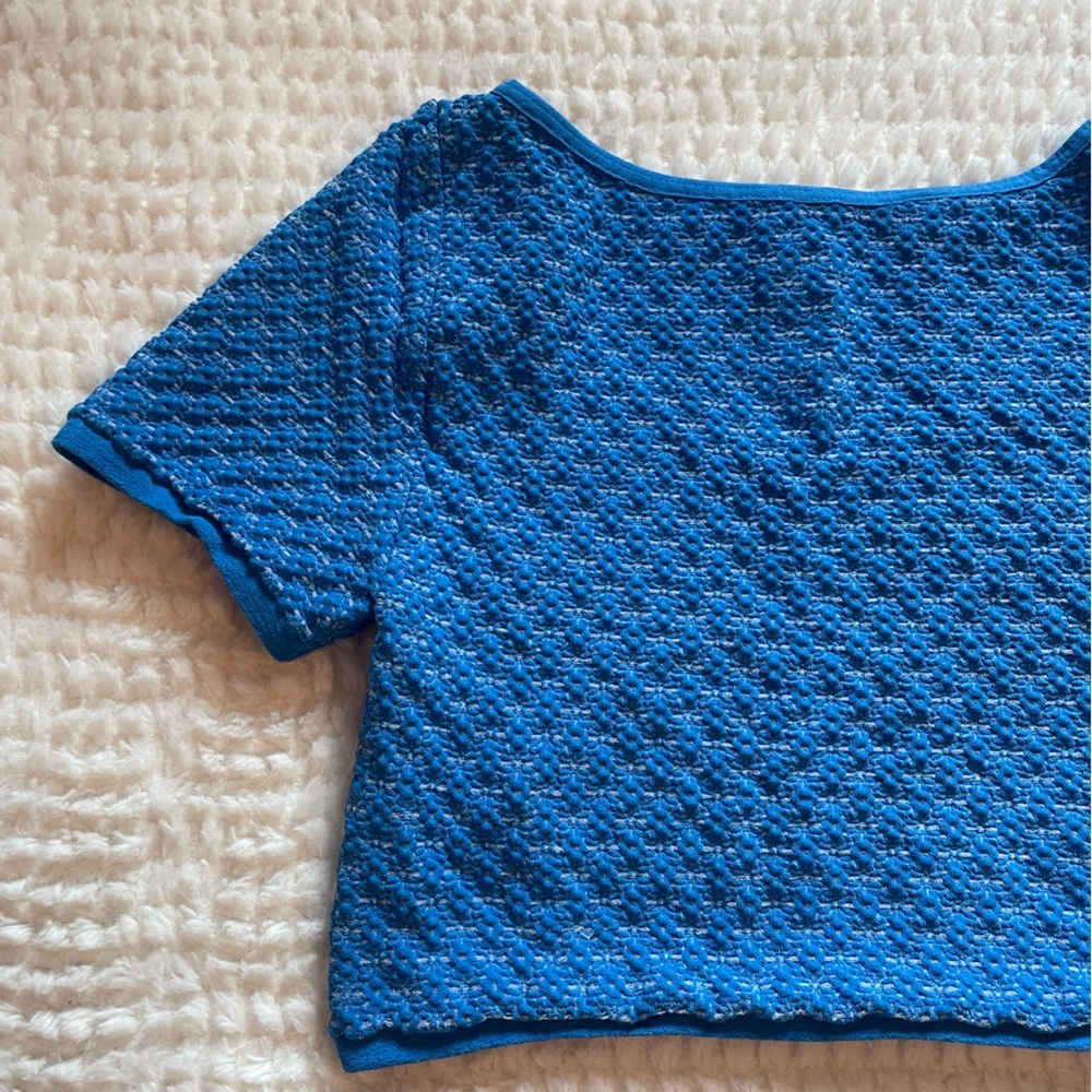 Intimately Free People | Seamless Micro Crop in Super Sonic Sky | Crop Top | NWT - Picture 9 of 13